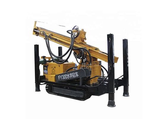 Rotary 300m Water Well Hydraulic Crawler Mounted Drill Rig