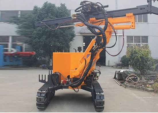 Crawler Type Rotary Well Drilling Rig For Anchoring